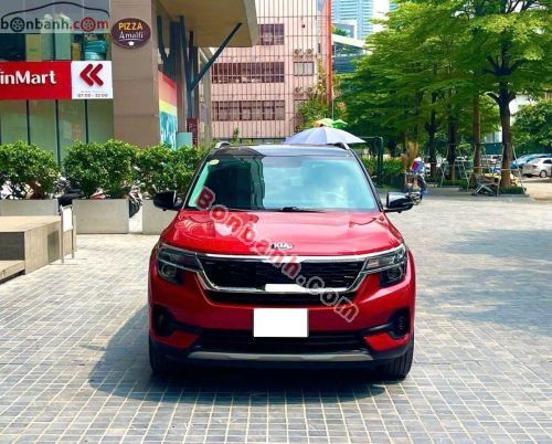 Kia Seltos Luxury 1.4 AT 2021 Đỏ, Nội Thất Kem